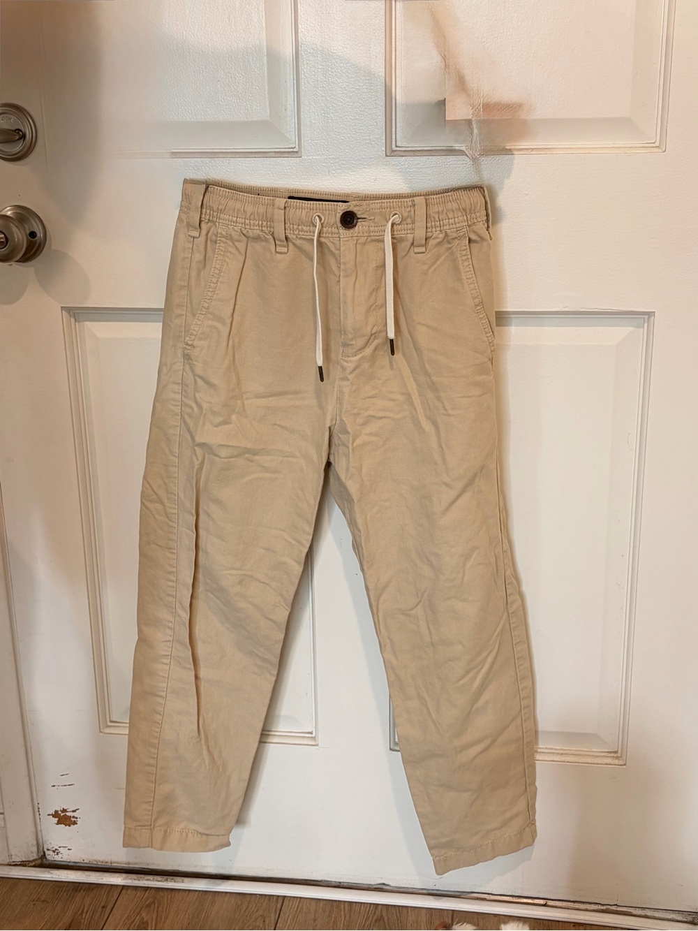 Hollister Tan Drawstring Chino Pants